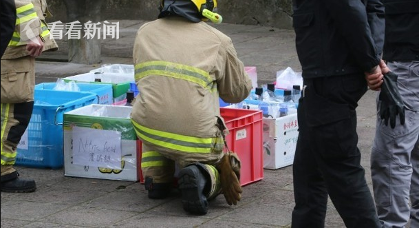 香港城门水塘发现约60瓶化学液体 包括多种强酸 